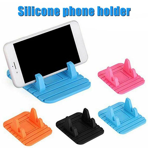 

cell phone mounts & holders car dashboard silicone non-slip mat pad stand mount holder for mobile gps dja99