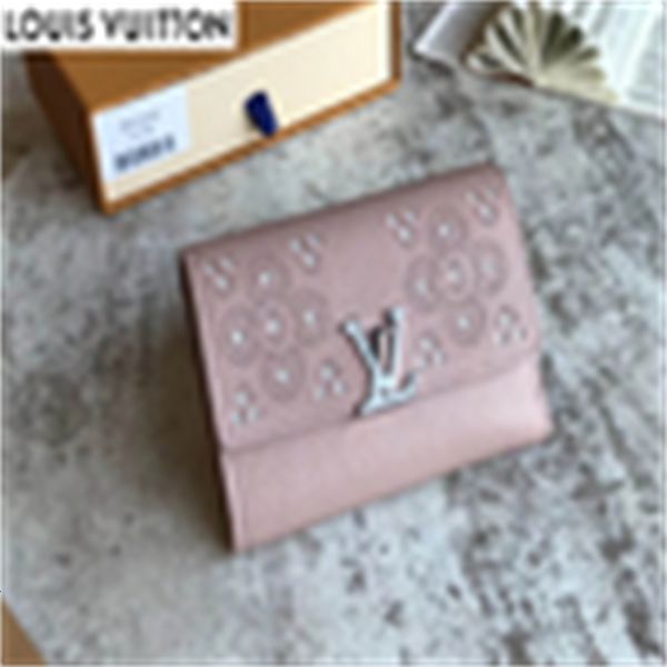 

decorative women wallet purse brand short wallet m62658 designer real leather long luxury chain wallets compact floral clutches evening pupi