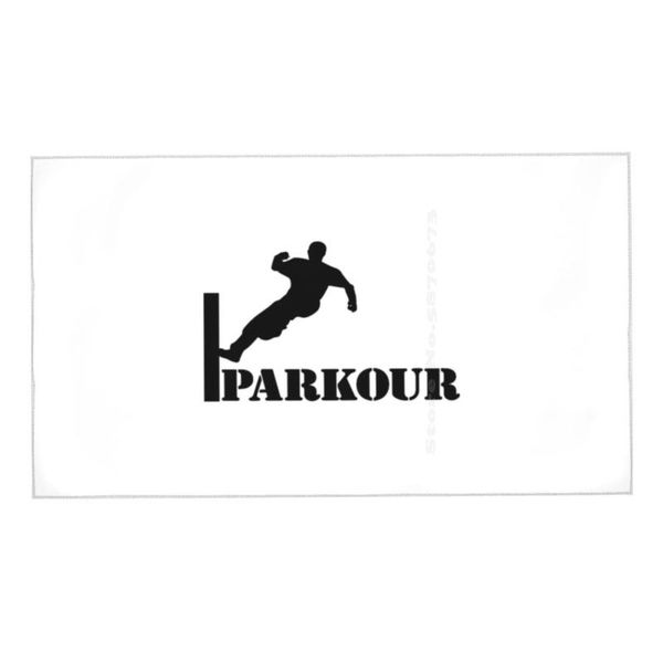 

towel parkour soft microfiber fabric face lart du deplacement traceur ning ner kids childrens