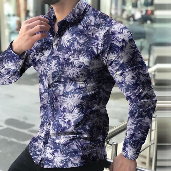 

men's casual shirts trendy long sleeve shirt comfortable men lapel top, White;black