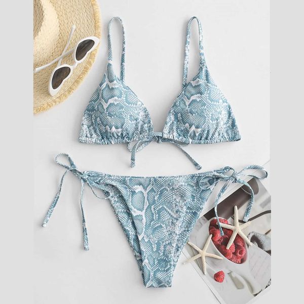 

swimwear leoaprd bikini for women vintage print swimming suit swimsuit female 2021 two pieces bathing, White;black