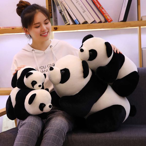 

plush cute black toy and panda cuddle white bear doll girl prent