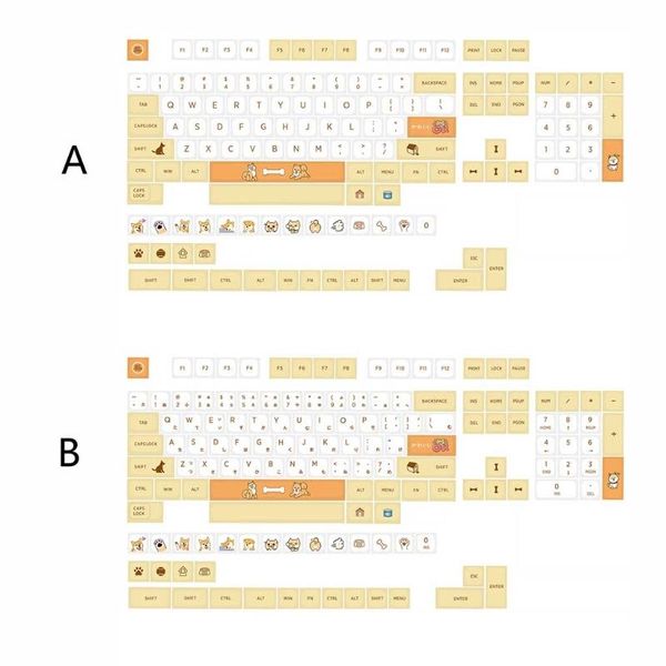 

keyboard mouse combos 139keys pbt keycap qx profile dye sublimation for mechanical