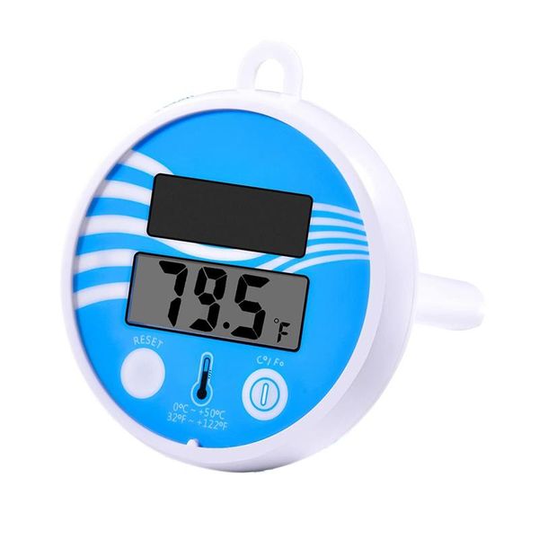 

pool & accessories -floating thermometer wireless - swimming temperature easy read, solar digital