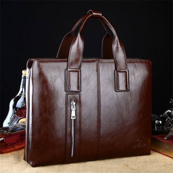 

retro leather men's folder, laphandbag, leisure folder