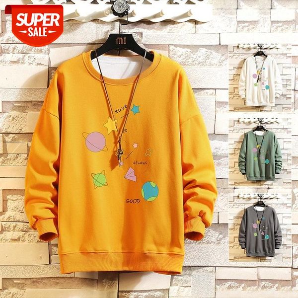 

crewneck sweatshirt men 2020 space graffiti hip hop harajuku japanese streetwear hoodie men sweatshirt male hoodies #wq9h, Black