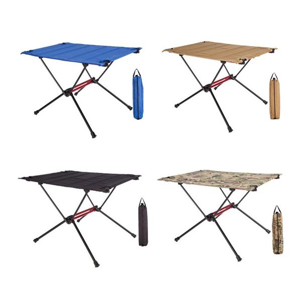 

camp furniture portable foldable table camping outdoor computer bed tables picnic aluminium alloy folding desk for backpacking hiking