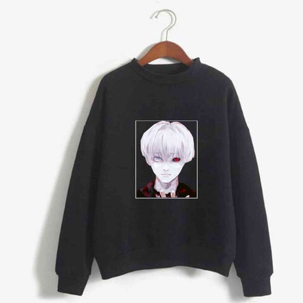 Tokyo Ghoul Hoodie Mode Langarm Winter männlich und weiblich Y211118