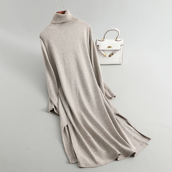 

2021 new autumn turtleneck long sleeve women loose pullovers knitted casual sweater tricot pull femme c9sk, White;black