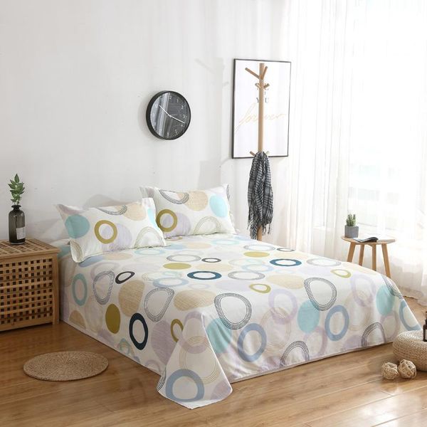 

jlbbcotton flat sheet men women children bedding include bed flat sheet pillowcase twin full  king size simple bedspread