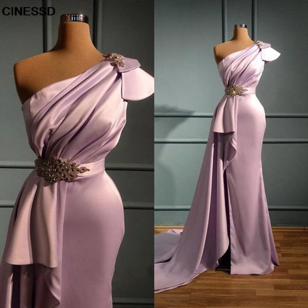 

party dresses pink mermaid evening women formal night one shoulder vestidos de gala with crystal belt elegant long prom gowns, White;black