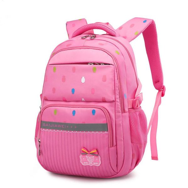 

school bags 2022 dot printing for teenager girls large capacity backpack kids waterproof backpacks mochila