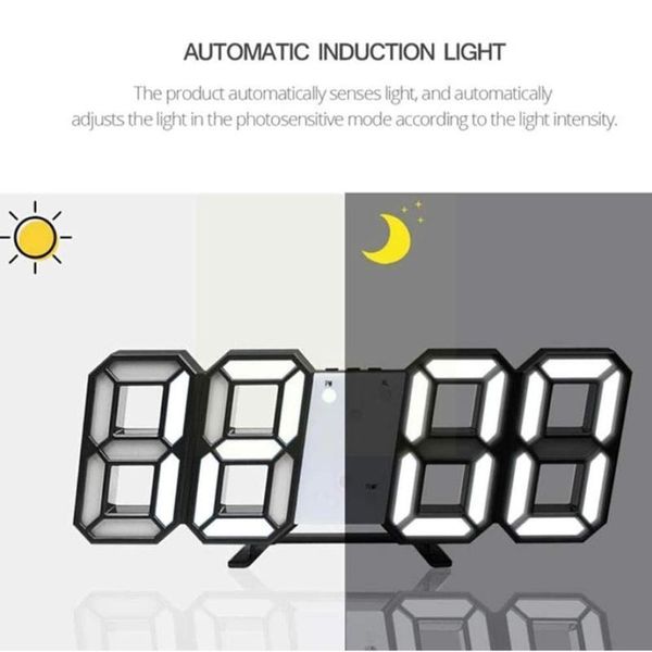 

wall clocks modern design 3d large clock led digital usb electronic on home table deskdecor luminous the alarm cloc u2m4