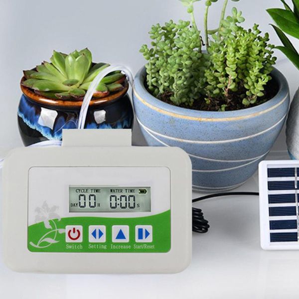

plant drip irrigation timer system intelligent garden automatic self watering device irrigation kit houseplants watering system