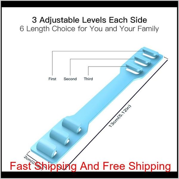 

mask ear hook strap extender buckle 3 gears adjustable anti-slip ear protector ear savers special for relieving long-ti qylocl wrhome