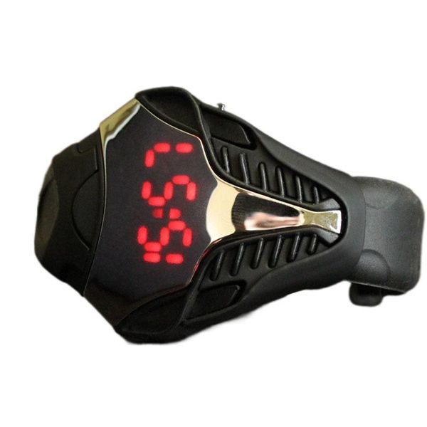 

wristwatches mens watch for women creative pagani design luxury led student sports silicone bracelet watches electronic, Slivery;brown