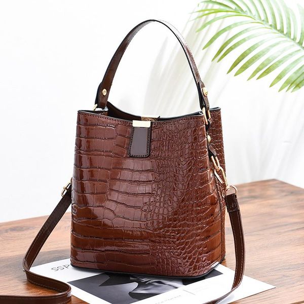 

evening bags alligator pu leather shoulder crossbody bag for women simple trendy luxury solid color small handbags female travel a21