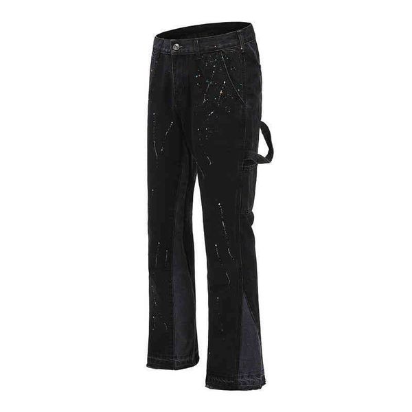 

galleydept men's jeans european and american same structural stitching flare jeans, Blue