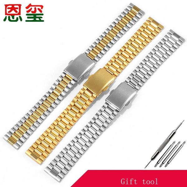 

watch bands small size watchband 6mm 8mm 10mm 12mm 14mm 16mm silver golden rose gold bracelet for female's accessories, Black;brown