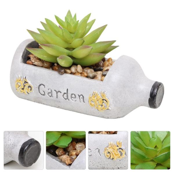 

1pc artificial plant scene decor succulent plant decor fake potted