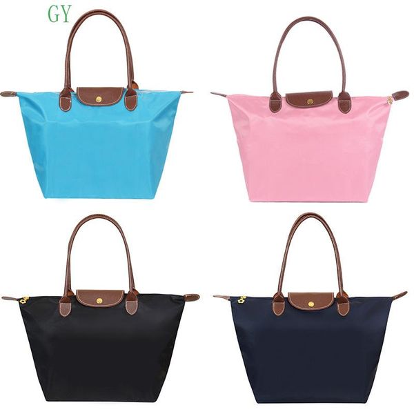 

evening bags waterproof shoulder bag oxford cloth handbag ladies folding beach dumpling shopping gym