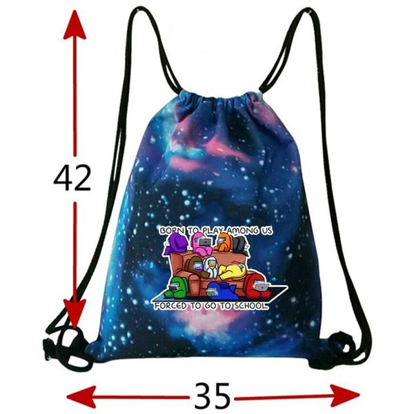 

backpack beach shopping outdoor fitness sport bag drawstring pocket travel simple storage female