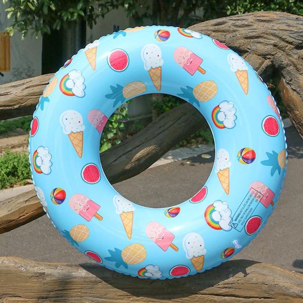 

life vest & buoy swimming ring safety children float circle for bathing thickened pvc summer pool toy inflatable water accessories