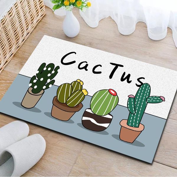 

carpets flannel anti-slip rug neighbor totoro cute animal print rectangular mat entrance door carpet washable kitchen floor bathroom