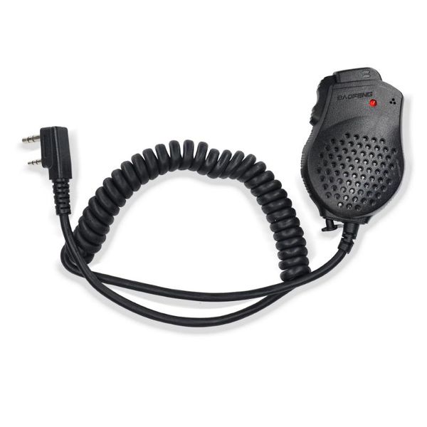 

walkie talkie baofeng 2 pin pmicrophone speaker bf-888s handheld mic microphone for uv-5r uv82 bf888s walkie-talkie two way radio