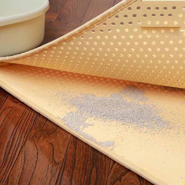 

cat beds & furniture 1pcs waterproof double layer non slip litter pads trapping pet mat clean pad products for cats accessories