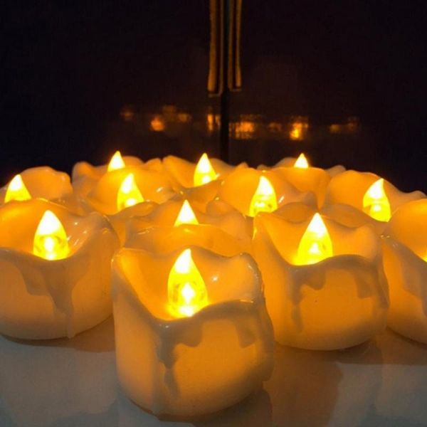 

party decoration 12pcs led tealight candles year candles,battery powered tea lights,tealights fake candle light easter decor