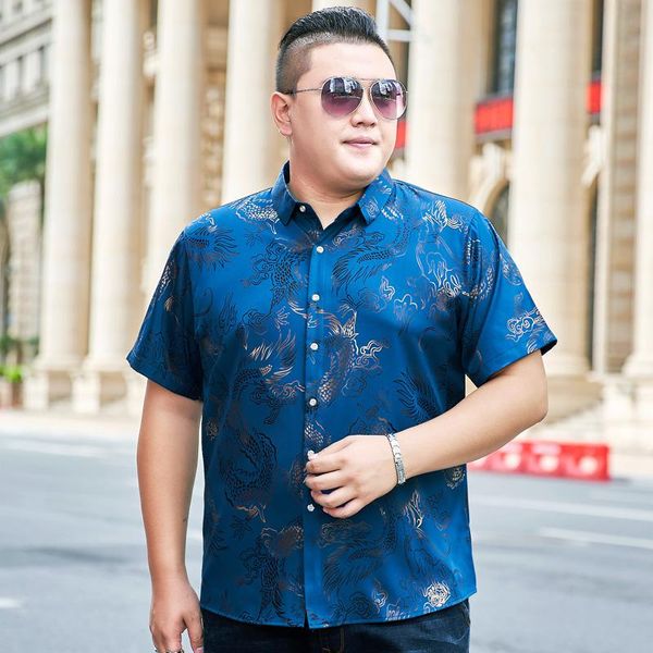 

men's casual shirts oversized short sleeved men summer baggy blouse button up shirt mens fashion trending camisa para hombre, White;black