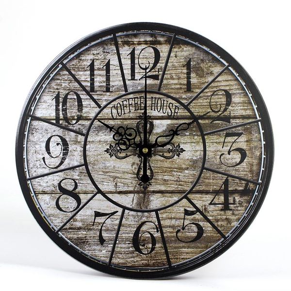 

wall clocks courtyard decorative clock european retro style art large waterproof dial picture pendant home decor