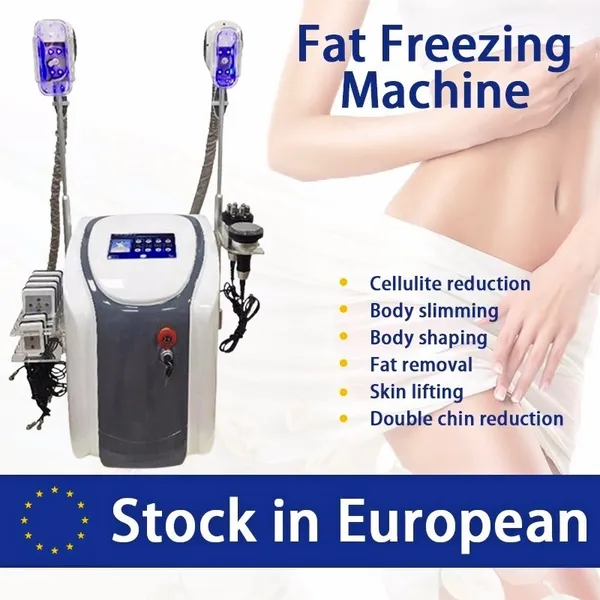 Estoque da Espanha sem imposto Sistema de cavitação de 40k gordura gordura congelada de gordura congelaada Máquina de criolipólise de gordura de gordura Máquina