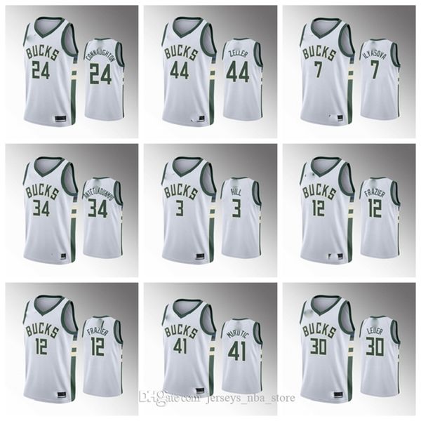 

milwaukee\rbucks\rmen basketball jersey giannis antetokounmpo brook lopez wesley matthews ersan ilyasova hill bledsoe middleton, Black