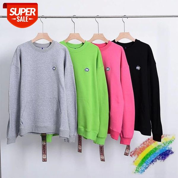 

2020fw adererror crewneck men women 1:1 high-quality streetwear patch embroidery ader error sweatshirts hoodie #ch1y, Black