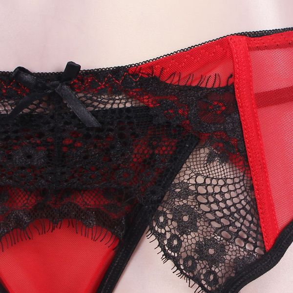 

lace garter for women stocking transparent plus size garter belt suspender sexyy lingerie garter set g string lace panties, Red;black