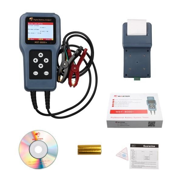 

code readers & scan tools 2021 car battery tester 12v 24v auto digital analyzer mst-8000+