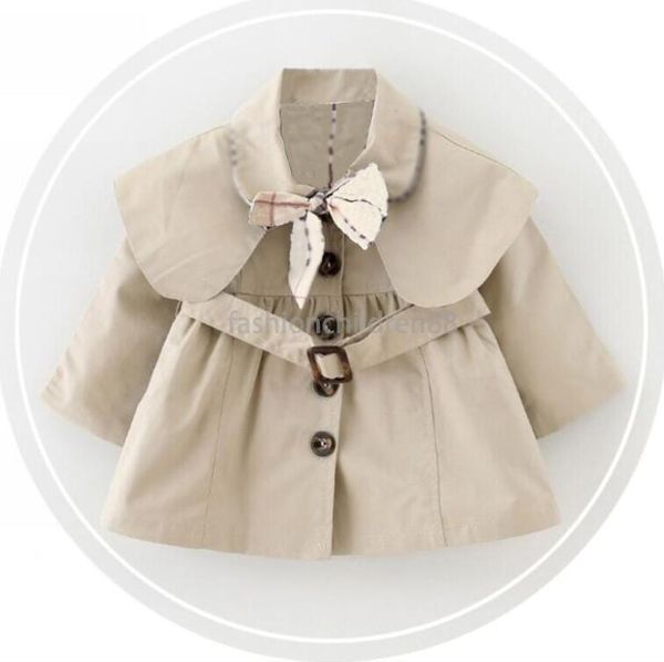 Cappotti per bambina Cappotti per bambini Giacca a quadri per bambini Etichetta per bambini Bambini Autunno Vestiti per ragazze Manica lunga Abbigliamento per bambini Capispalla