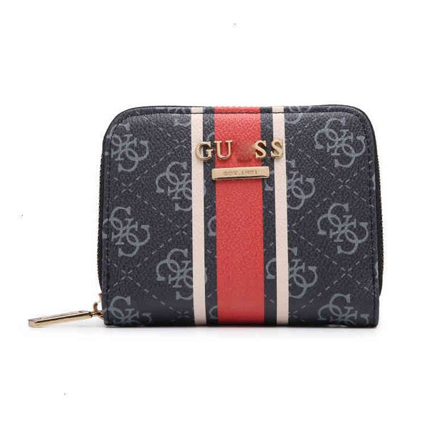 

new gu & ess women's wallet short zero card bag key