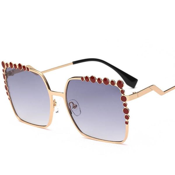 

sunglasses q square 1 pair polarized metal frame female vintage brand designer driving glasses, White;black
