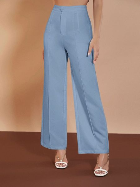 

high waist wide leg pants h0bs#, Black;white