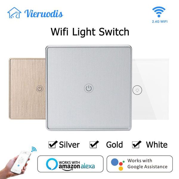 

smart home control wifi wall touch light switch glass panel mobile app remote work with amazon alexa google for life tuya