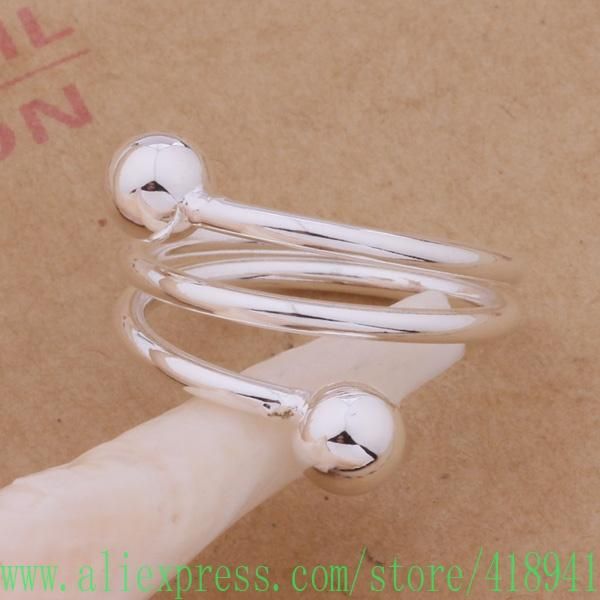 

cluster rings silver plated ring, fashion jewelry, double circle /eeuamwba bfwajxda ar226, Golden;silver