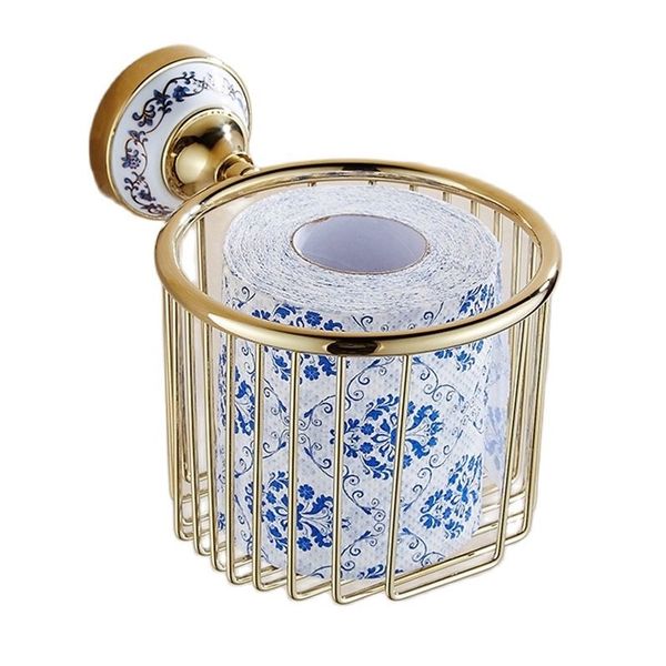 

paper holders retro wall mounted chrome brass finish bathroom accessories tissue basket