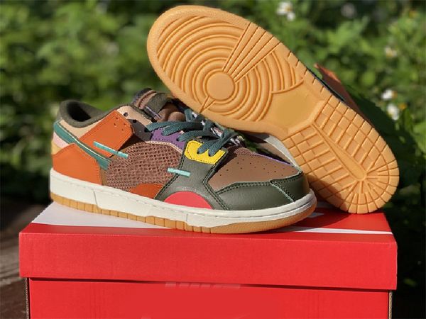 

2021 dunks release low scrap archeo brown db0500-200 authentic outdoor shoes bicoastal sport spice sports sneakers