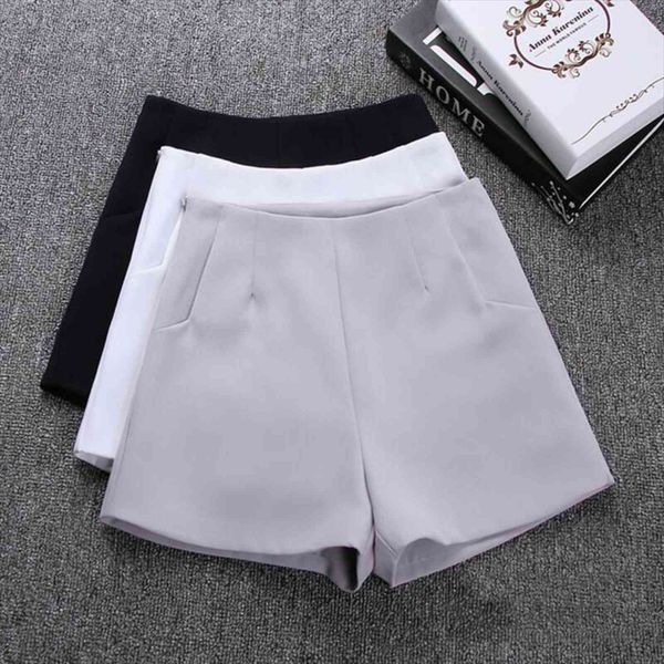 

summer fashion skirts high waist women shorts casual suit black white pants ladies, White;black