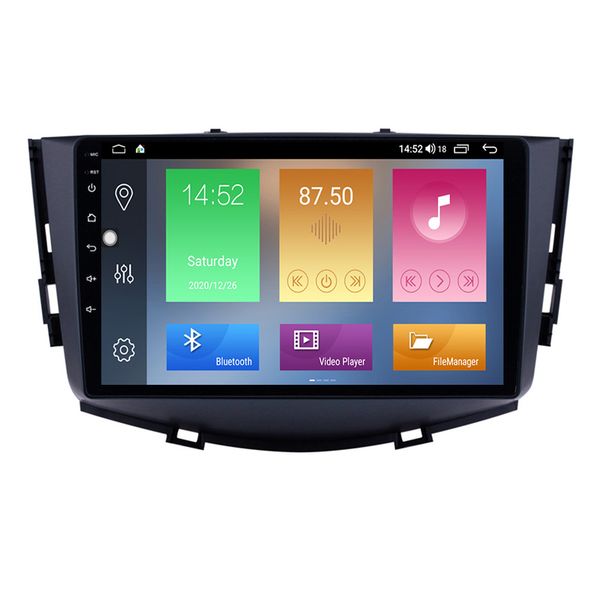 Auto-DVD-Radio-Player für Lifan X60 2011–2016 mit USB WIFI AUX-Unterstützung DVR Carplay SWC 3G 9 Zoll Android 10 GPS