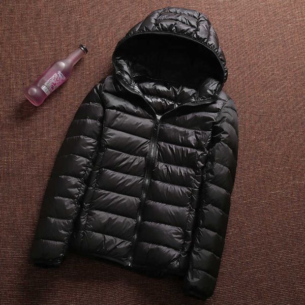 

2021 autumn parkas female down jacket women clothing warm winter down coat solid color hooded overcoat female jacket hoodies sh190913, Black