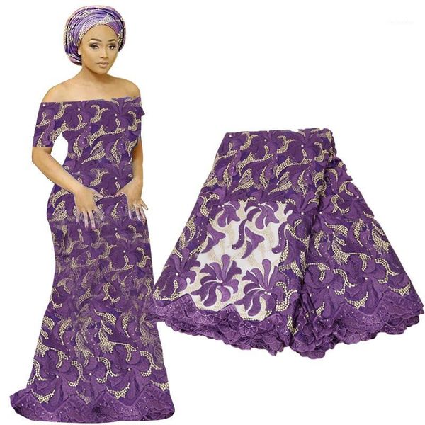 

ribbon latest french beaded green lace fabric guipure african voile for wedding party floral embroidery nigerian1, Pink;blue